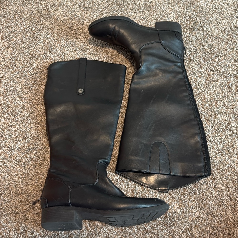 Wide Calf Black Boots